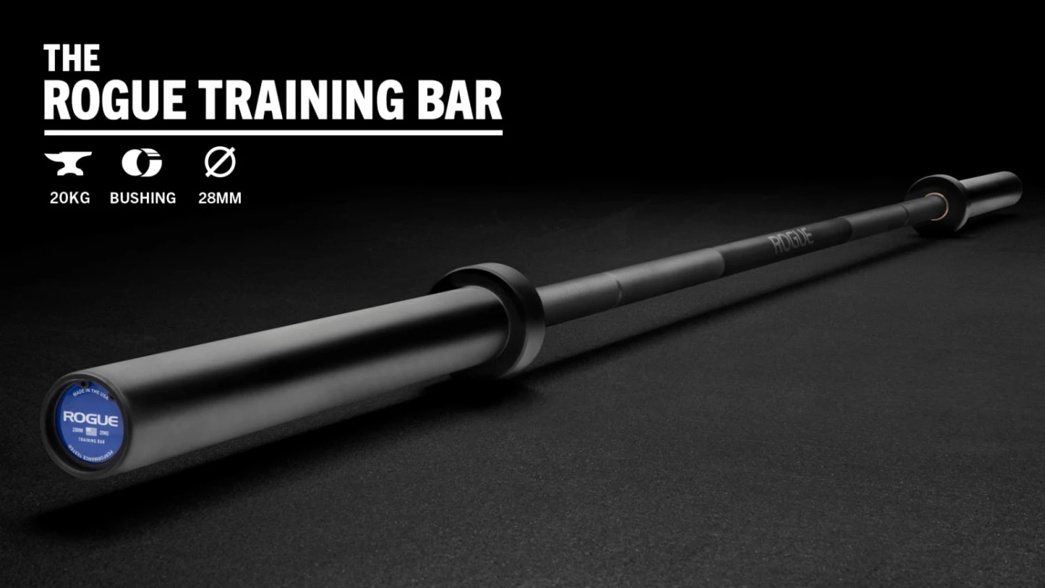 Rogue Fitness Rogue 28MM Training Bar - Cerakote