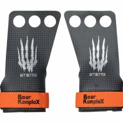 Bear Komplex 3 Hole Hand Grips - Carbon Fiber