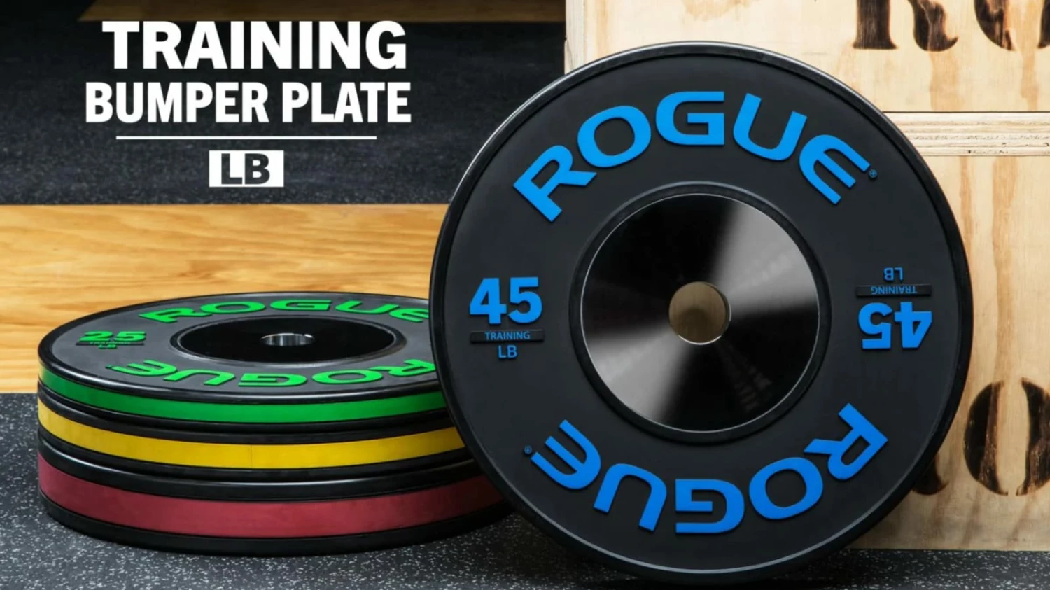 Rogue Fitness Rogue Black Training LB Plates
