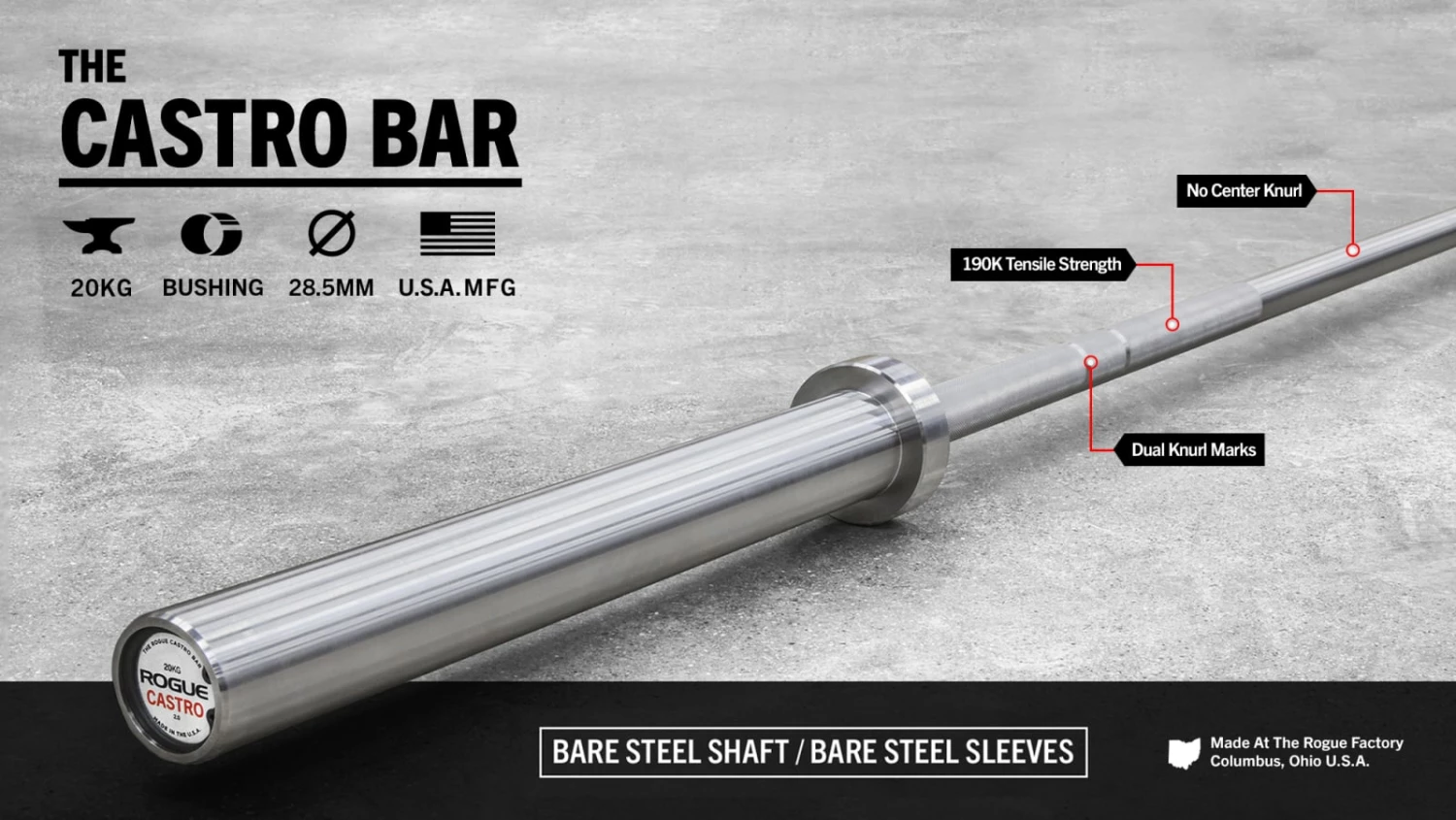 Rogue Fitness The Castro Bar