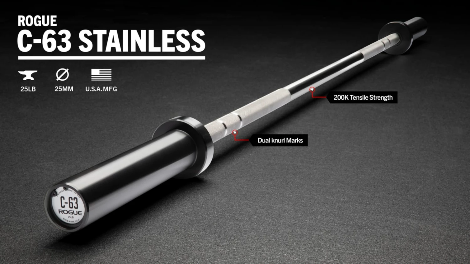 Rogue Fitness Rogue C-63 Stainless