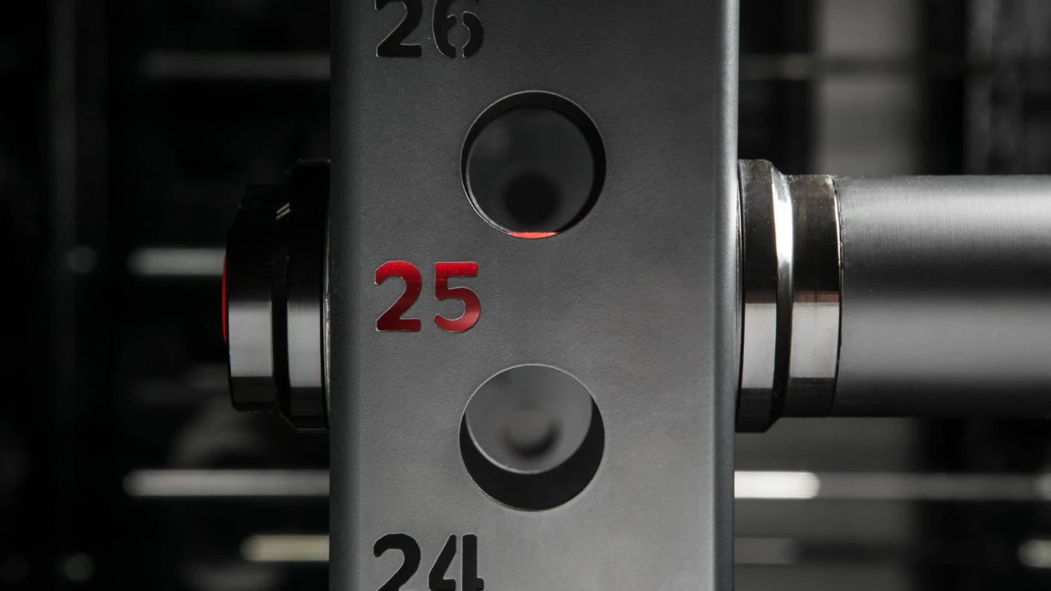 Rogue Fitness Rogue Monster Plate Storage Pin Pair - Black/Red - Image 3