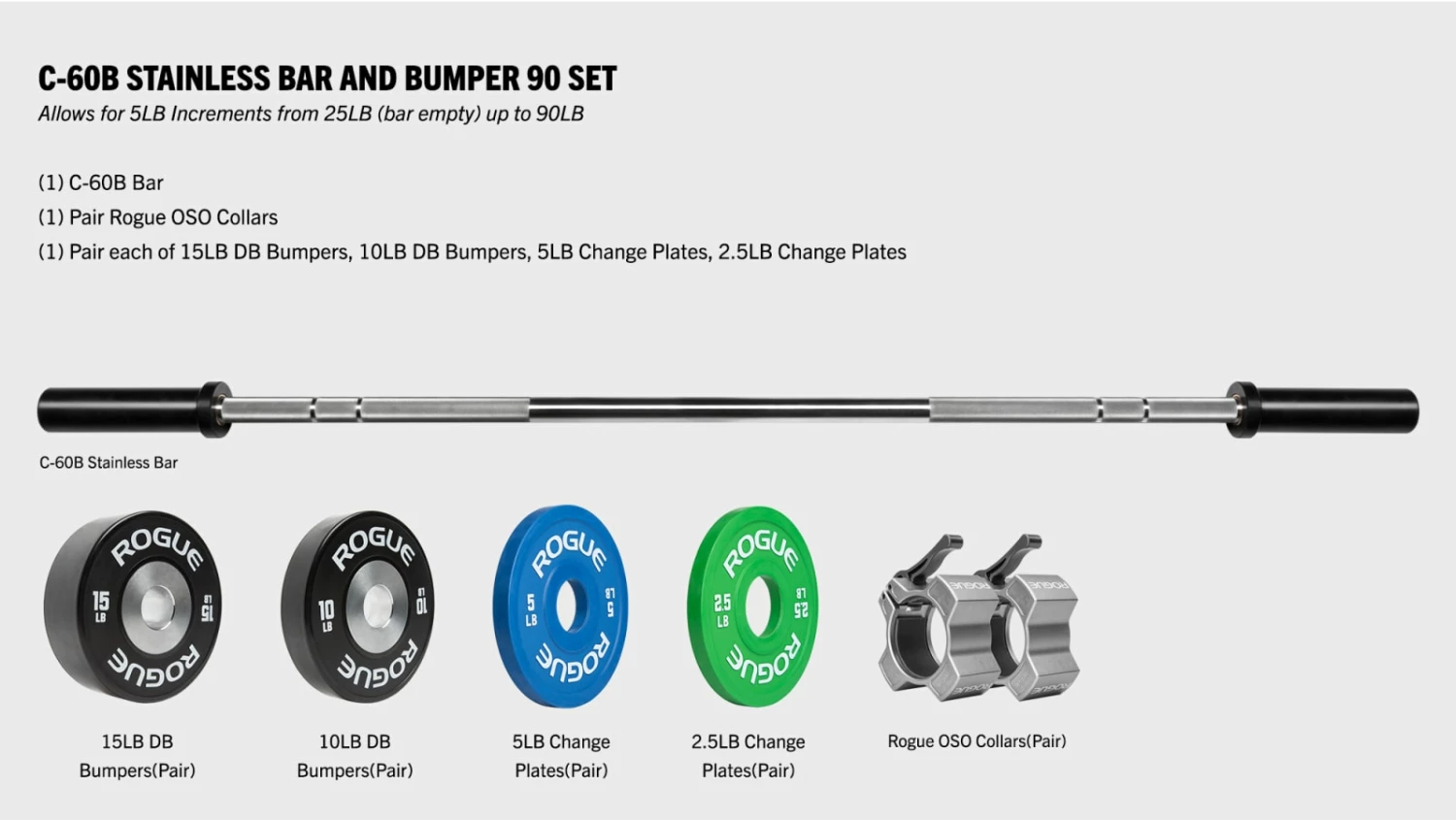 Rogue Fitness C-60B - Stainless - Image 2