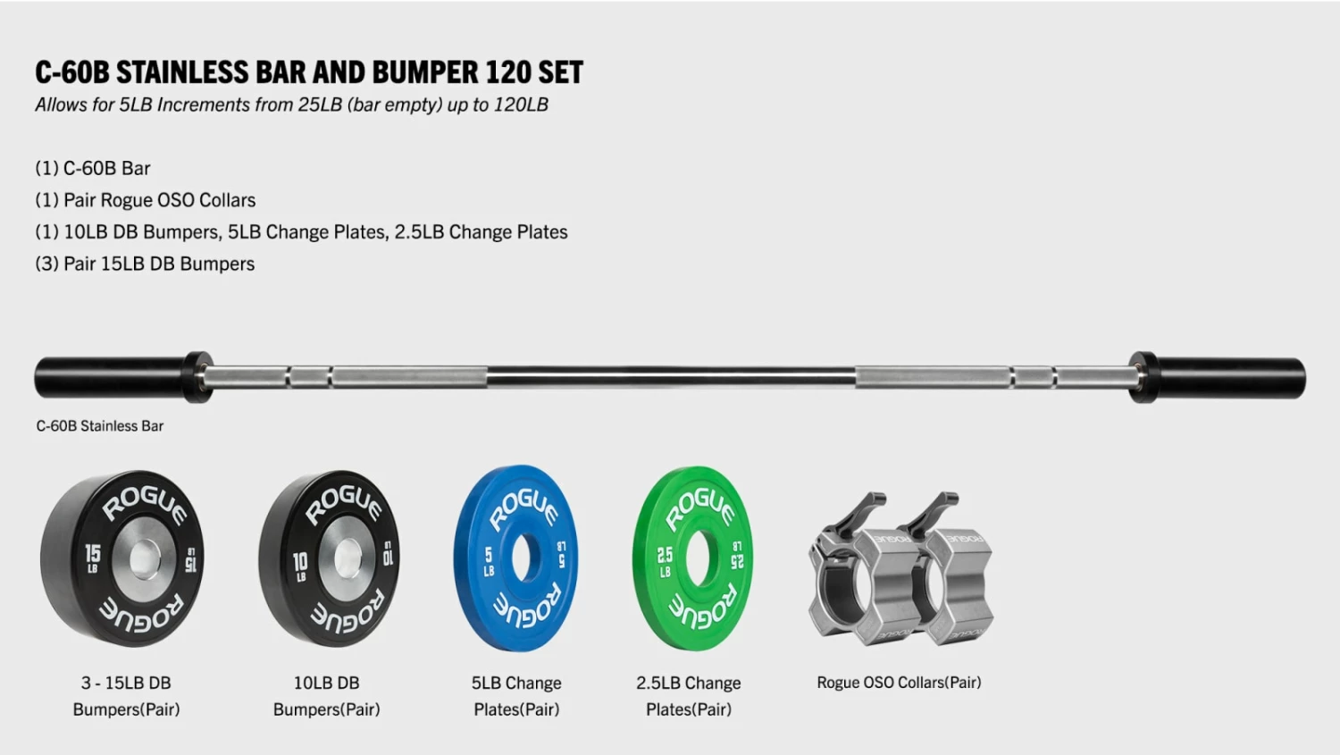 Rogue Fitness C-60B - Stainless - Image 3