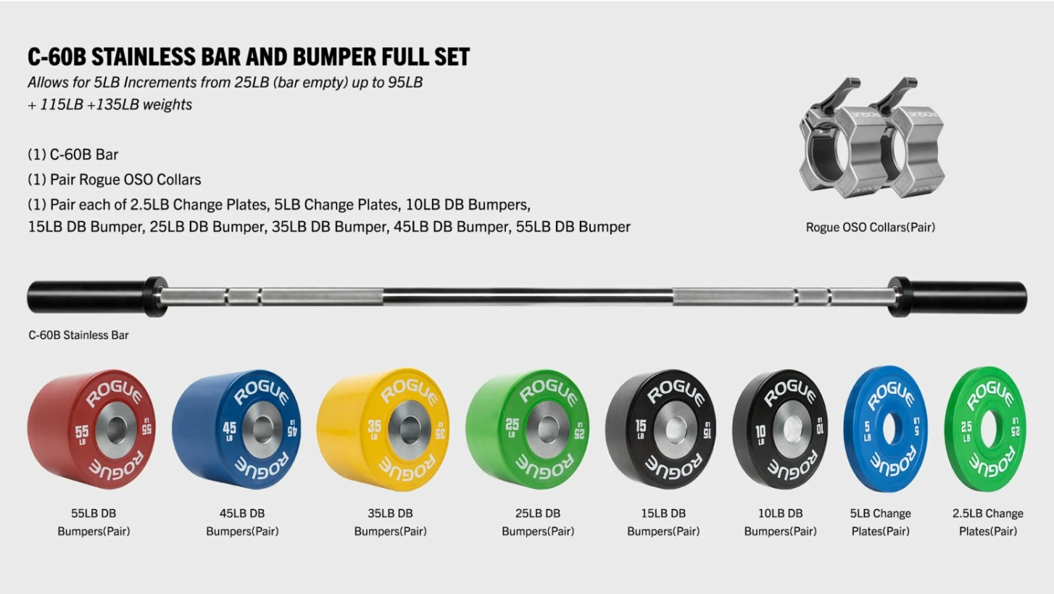 Rogue Fitness C-60B - Stainless - Image 4