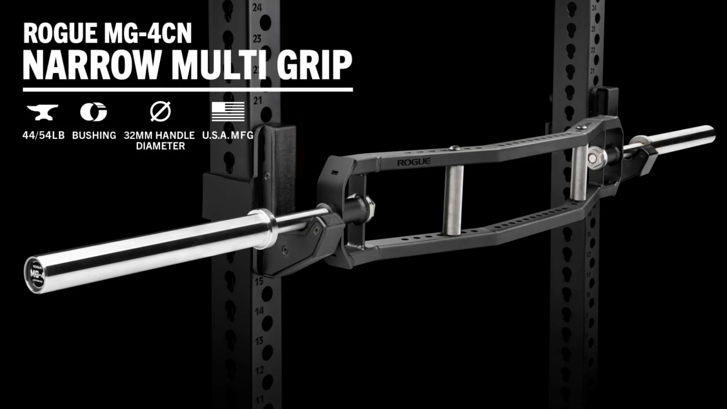 Rogue Fitness Rogue MG-4CN Narrow Multi Grip Camber Bar