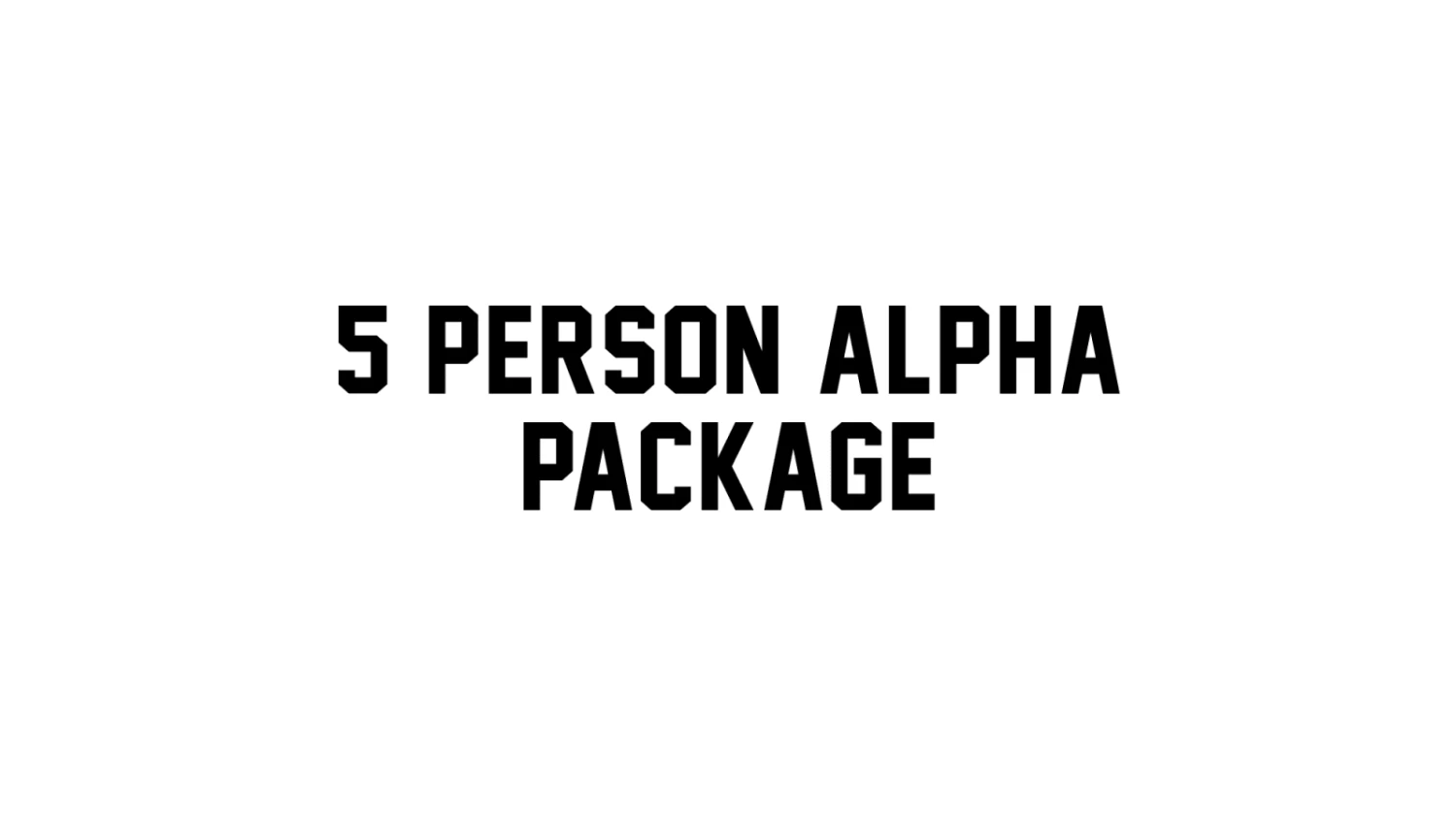 Rogue Fitness 5 Alpha Package - 5 Person Affiliate