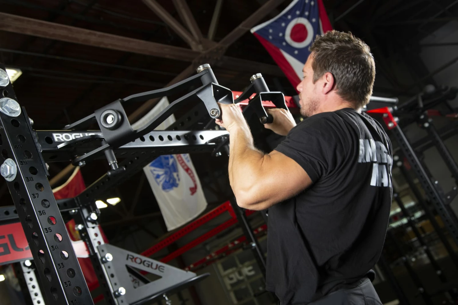 Rogue Fitness XM-43R Neutral Grip Rotating Pull-up Bar - Image 2