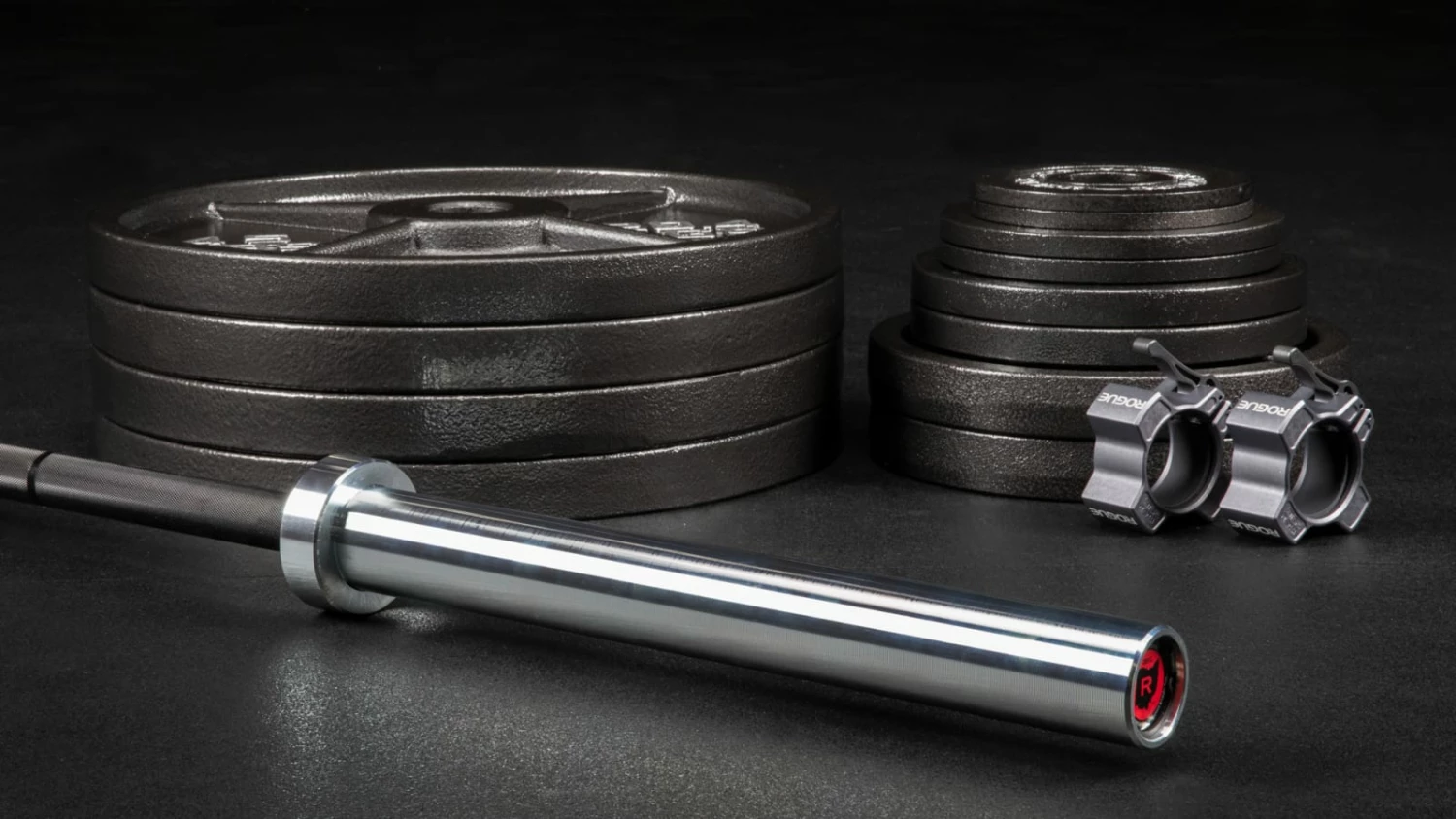 Rogue Fitness Delta Bar & Plate Set