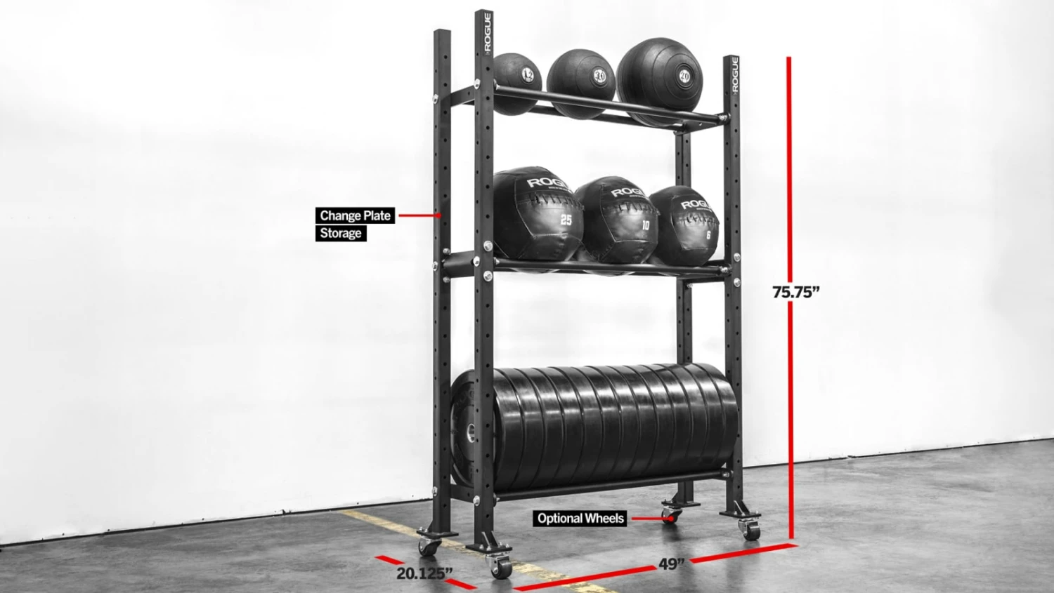 Rogue Fitness 3-Tier Mass Storage System - 43"