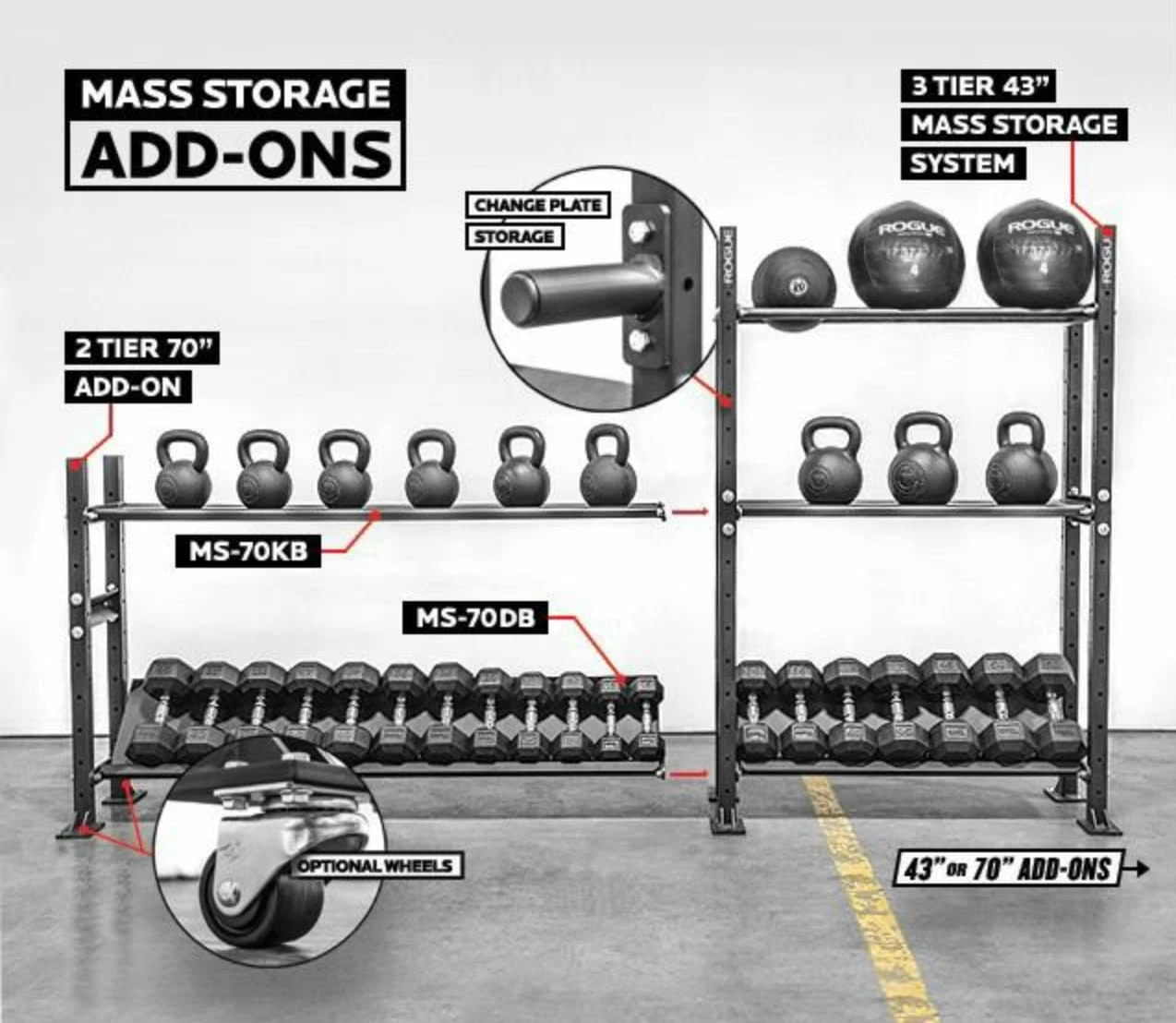 Rogue Fitness Rogue Mass Storage Add-Ons - Image 2